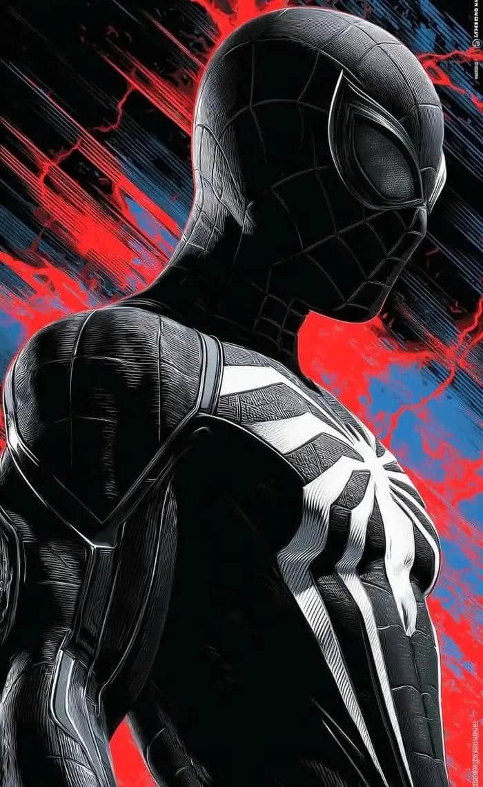 Ảnh spiderman đen
