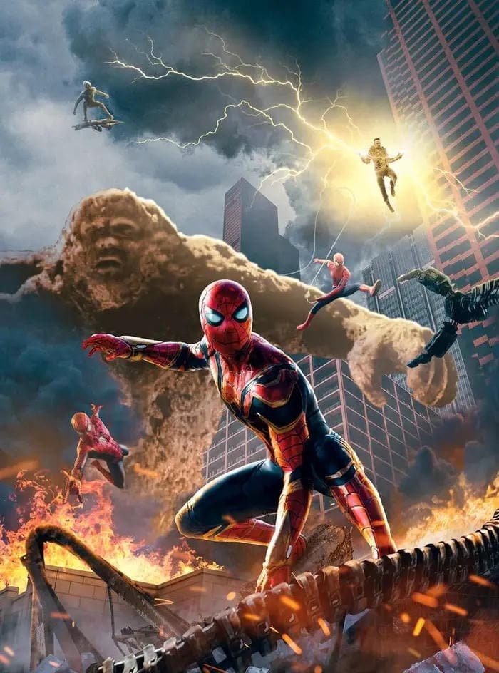 Ảnh Spiderman đối đầu ác nhân