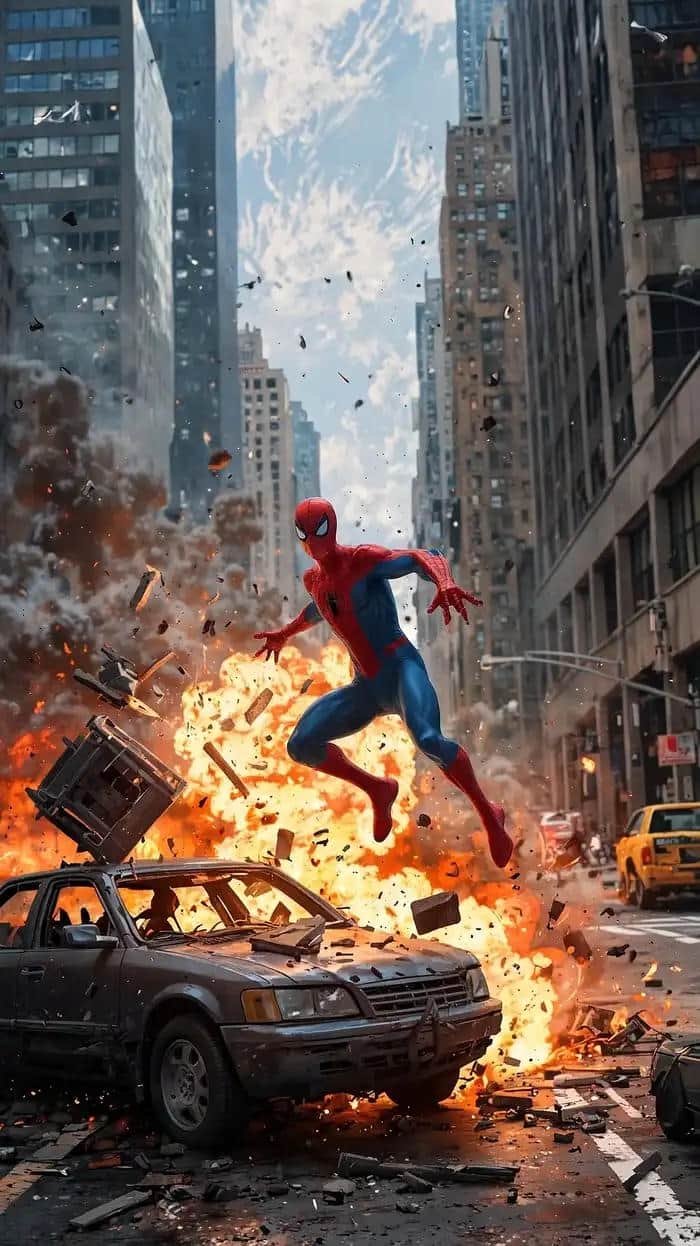 Ảnh spiderman siêu ngầu