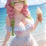 Anime nude trắng trẻo gợi cảm