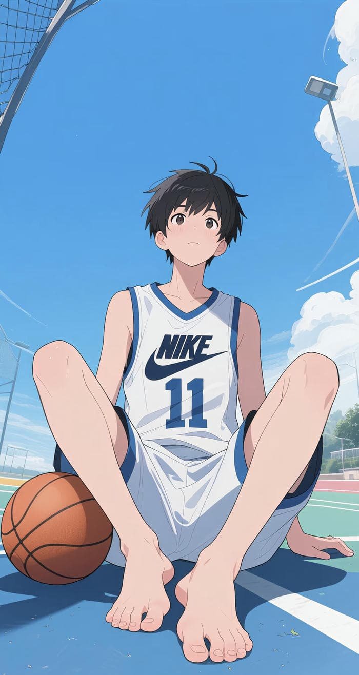 ảnh anime bóng rổ dễ thương