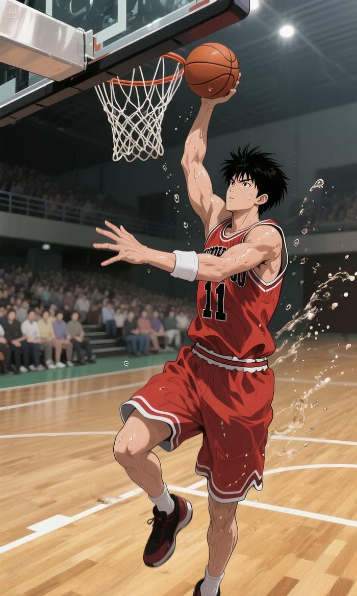 ảnh anime cầu thủ bóng rổ