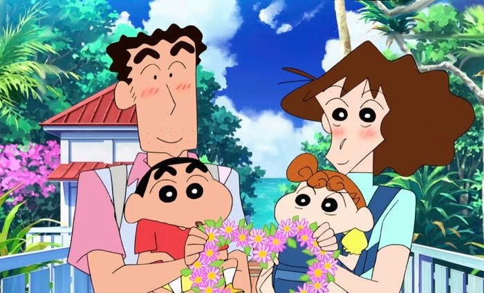 ảnh anime cha mẹ ấm áp