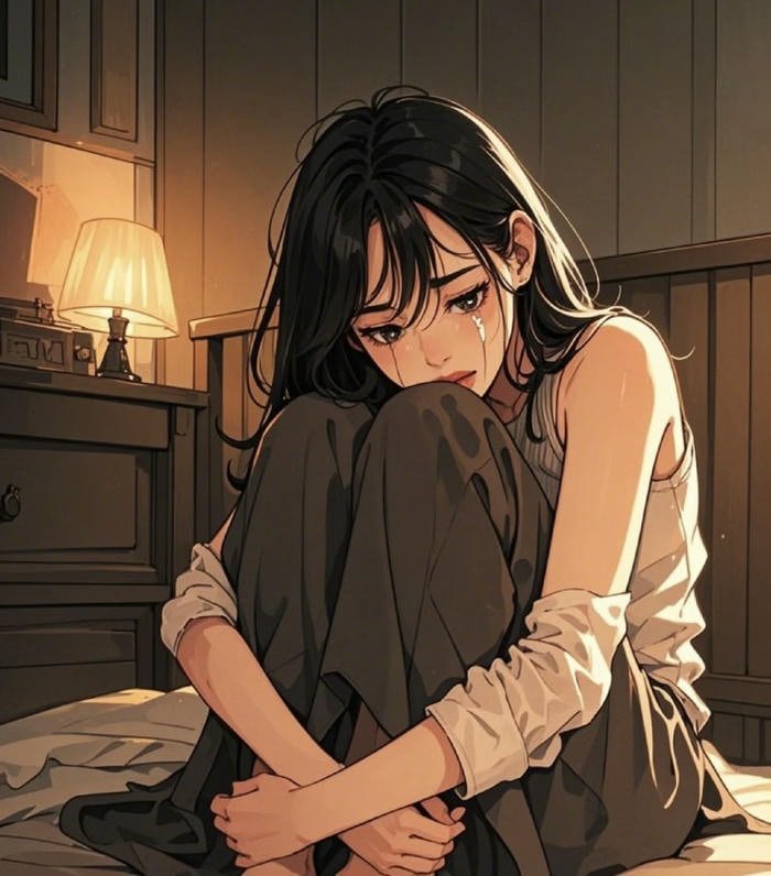 ảnh anime girl buồn