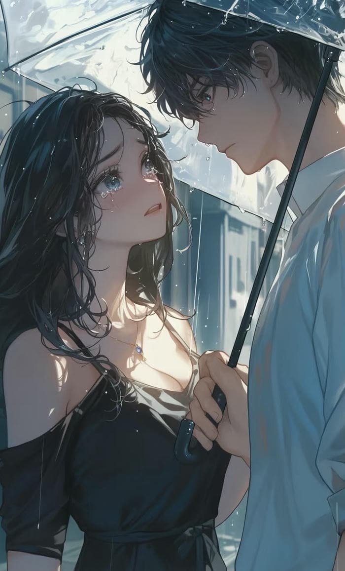 ảnh anime khóc chia tay