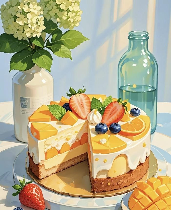 ảnh anime món ăn sáng