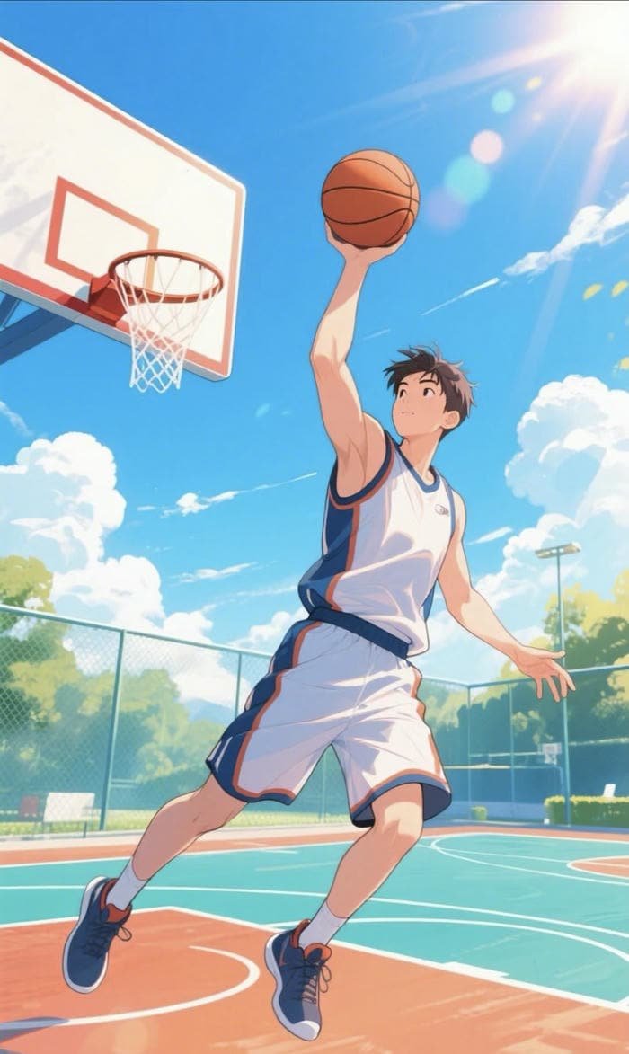 ảnh anime nam thể thao