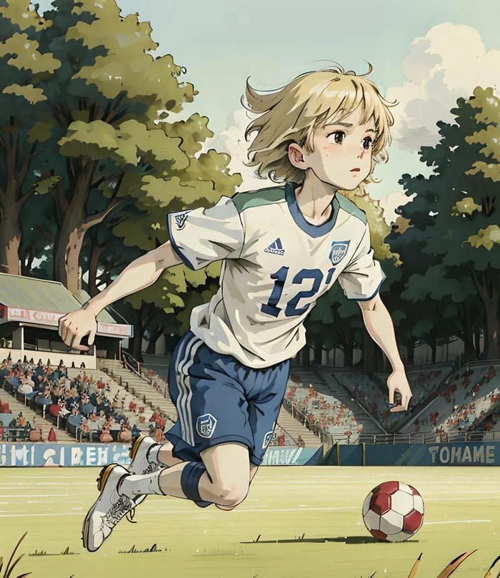 ảnh anime nam thể thao