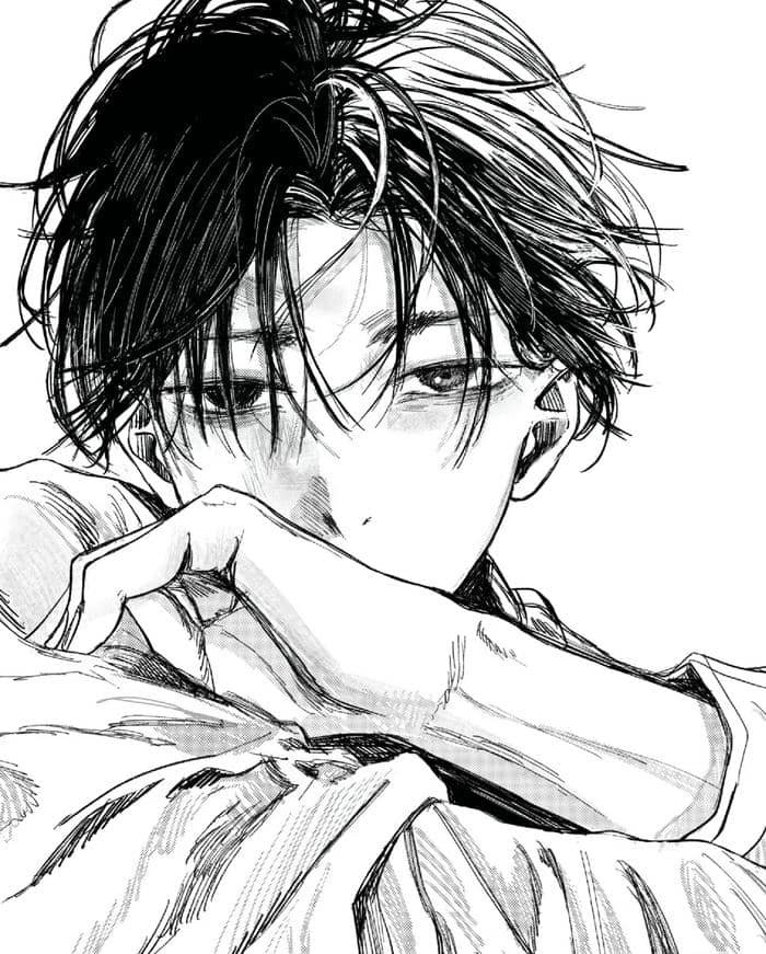 ảnh anime trắng đen độc lạ