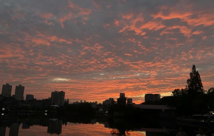 ảnh bầu trời hoàng hôn dịu dàng