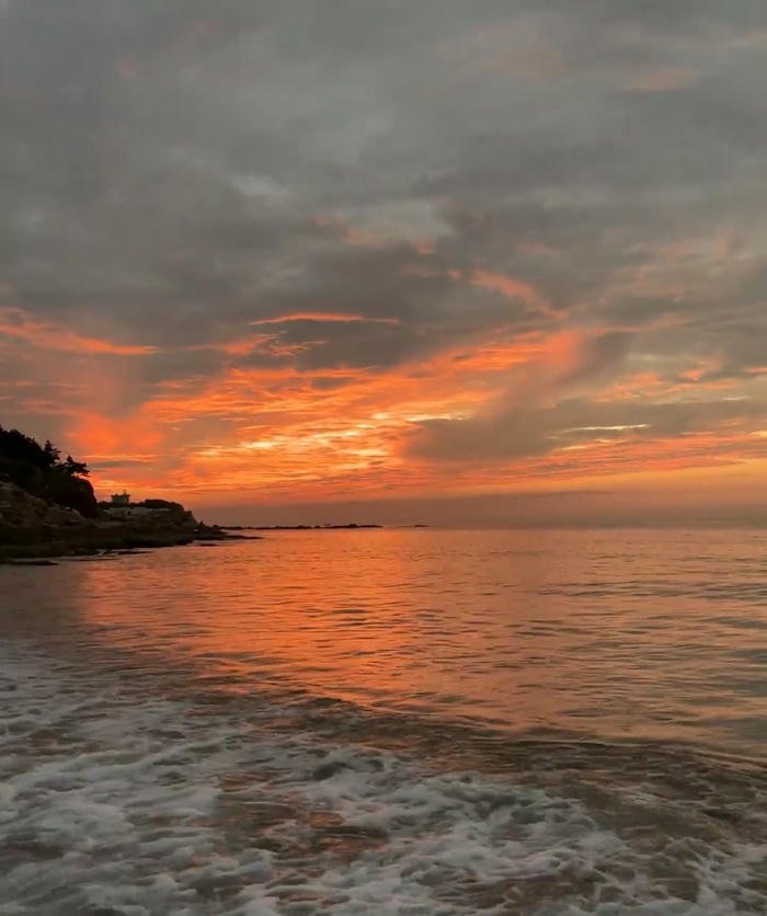 ảnh bầu trời hoàng hôn trầm lắng