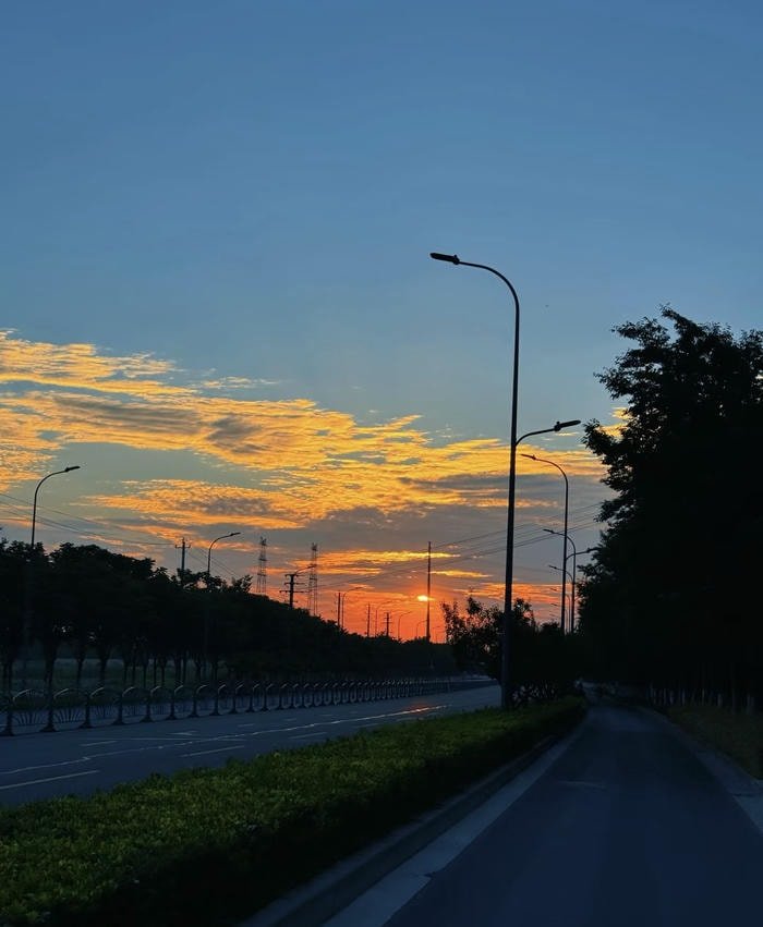 ảnh bình minh mờ ảo