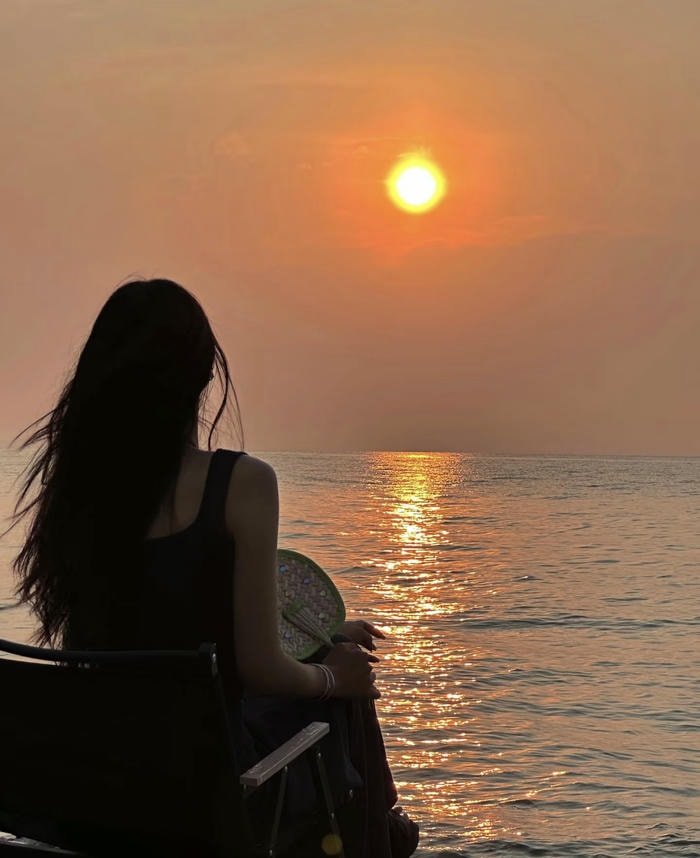 ảnh bình minh ở biển tĩnh lặng