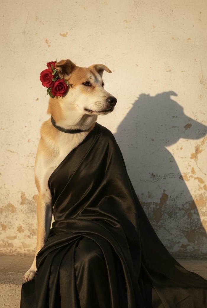 ảnh chó mặc váy