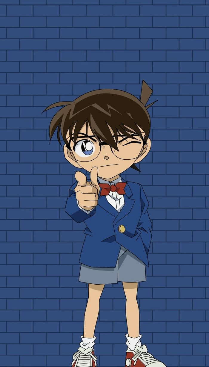 ảnh conan pose thám tử