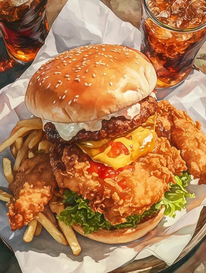 ảnh đồ ăn anime nghệ thuật