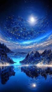 ảnh nền bầu trời đêm huyền bí