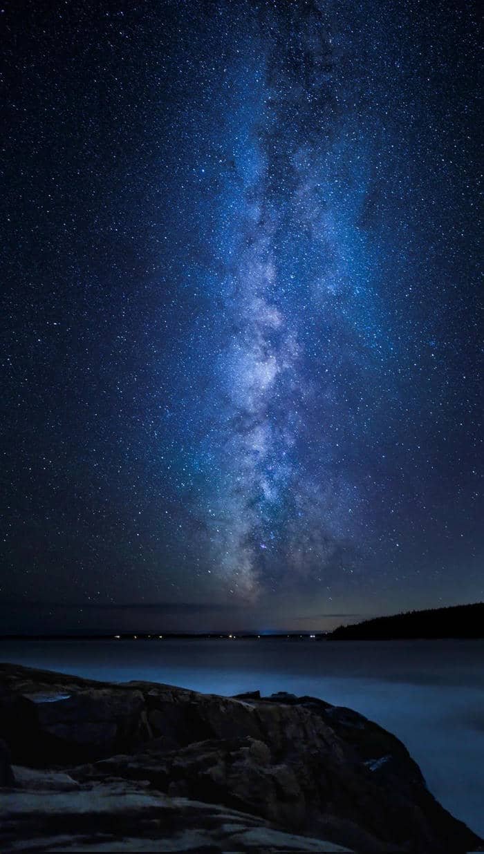 ảnh nền bầu trời đêm lung linh