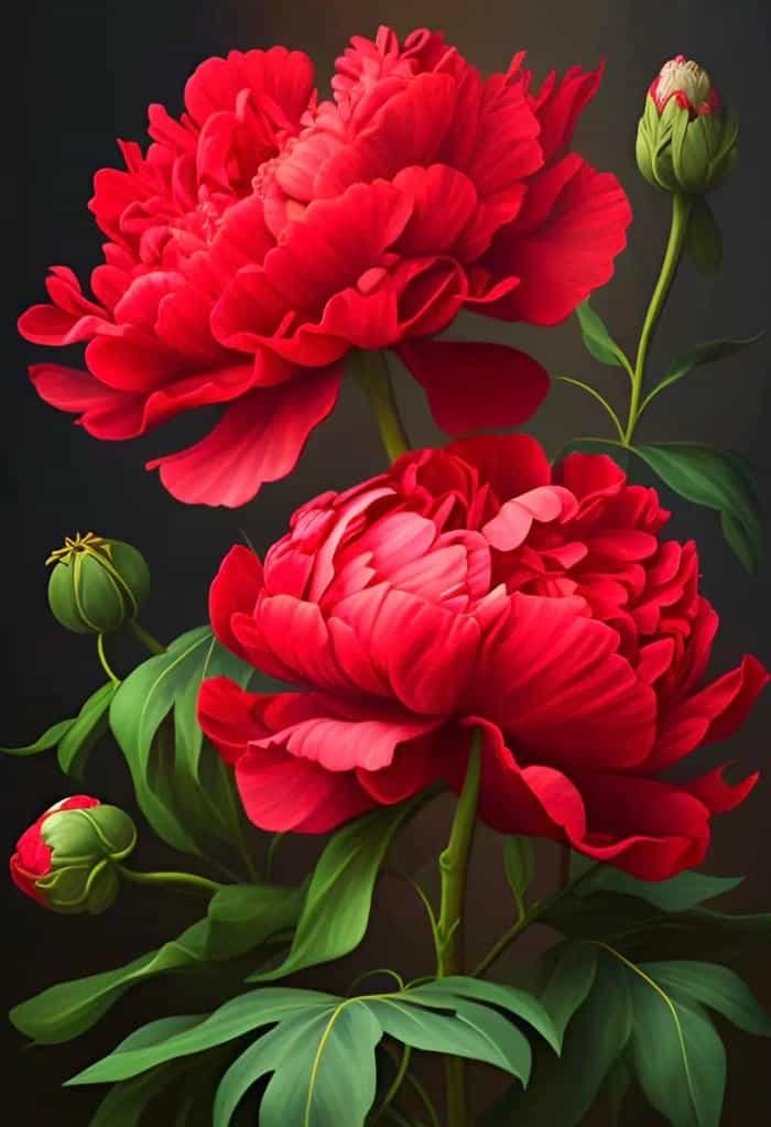 ảnh nền hoa mẫu đơn nhẹ nhàng