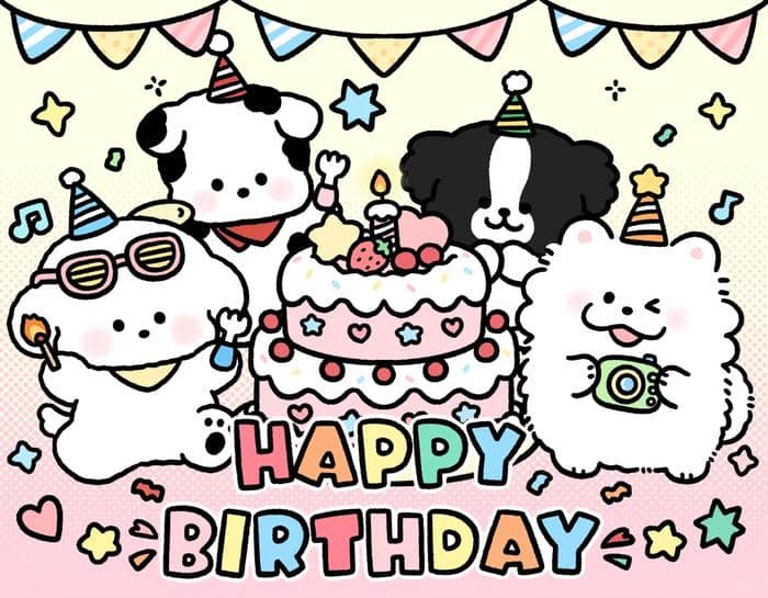 ảnh nền sinh nhật đơn giản cho máy tính