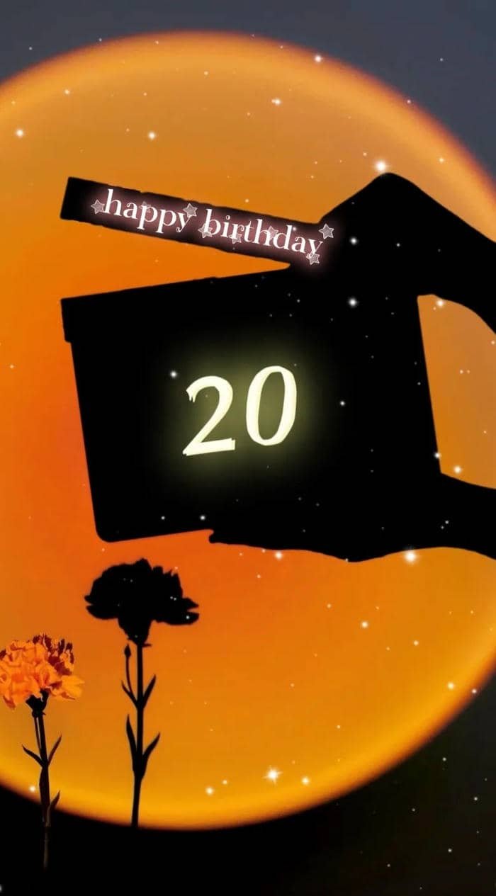 ảnh nền sinh nhật tuổi 20