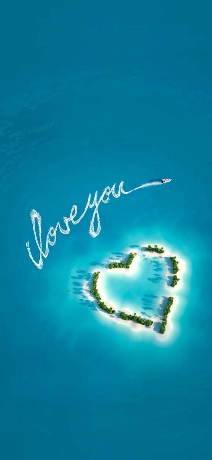 ảnh nền trái tim lung linh