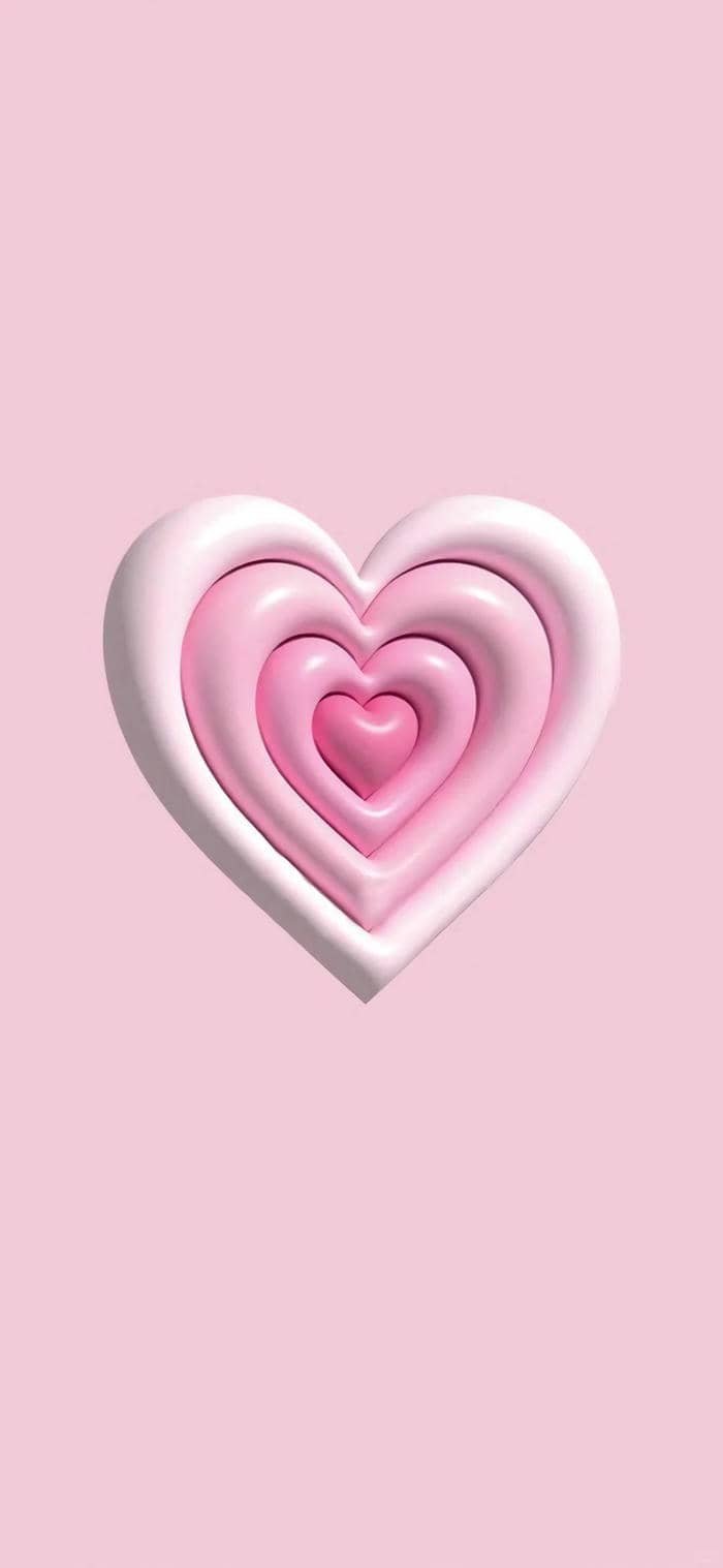 ảnh nền trái tim nổi