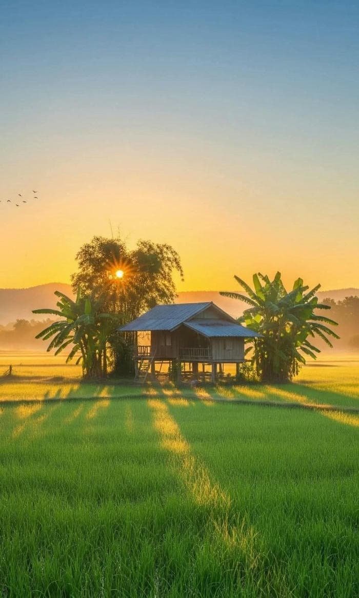 ảnh phong cảnh bình minh đẹp