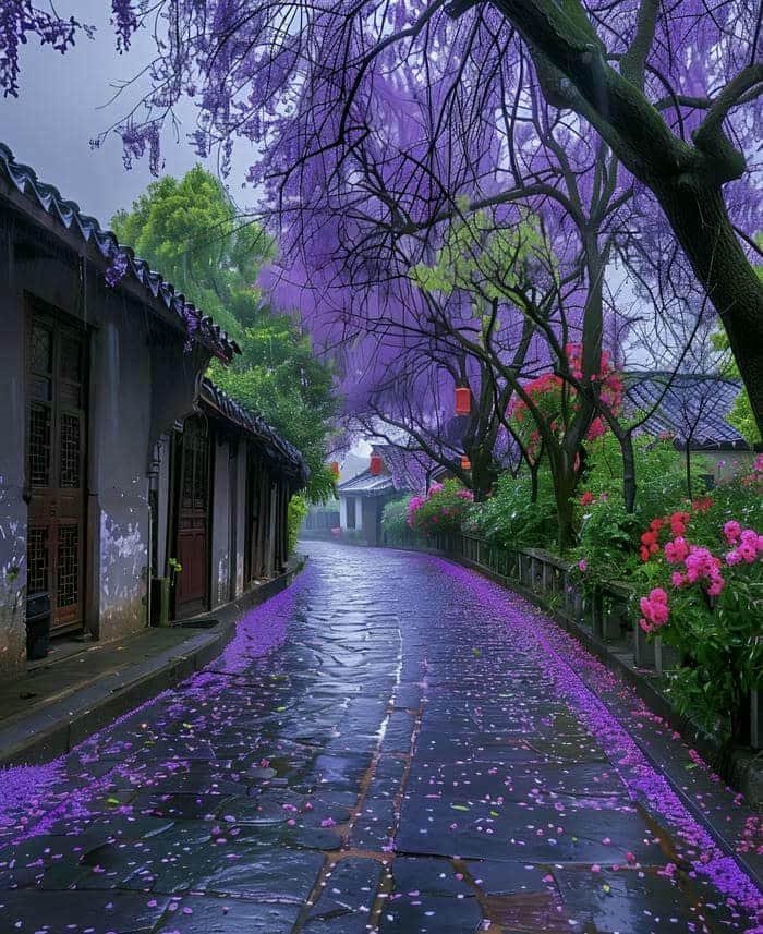 ảnh phong cảnh đường hoa