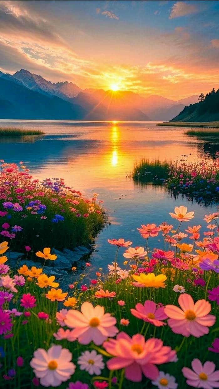 ảnh phong cảnh hồ nước