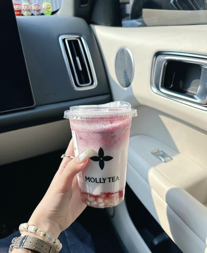 ảnh trà sữa đơn giản