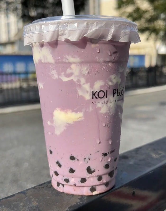 ảnh trà sữa thu hút