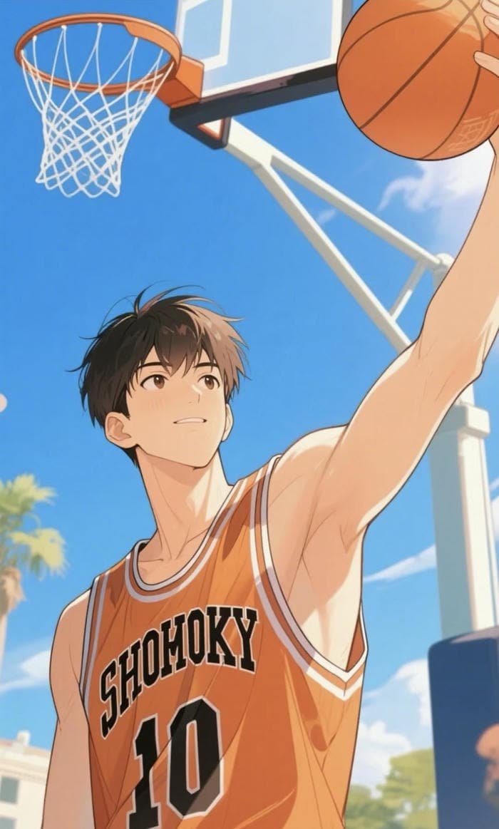 anime boy basketball