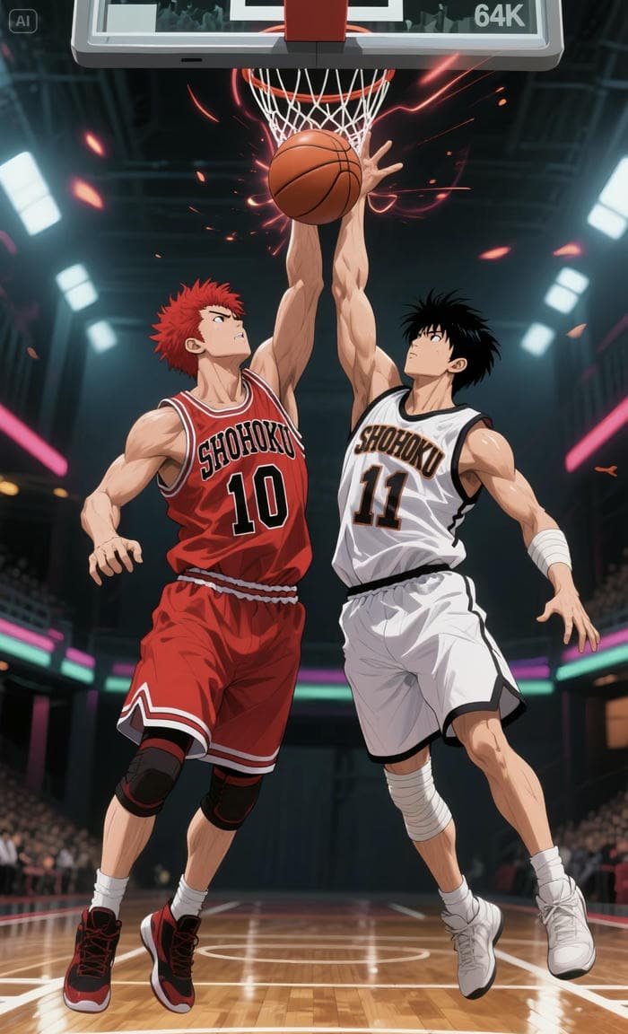 anime boy bóng rổ