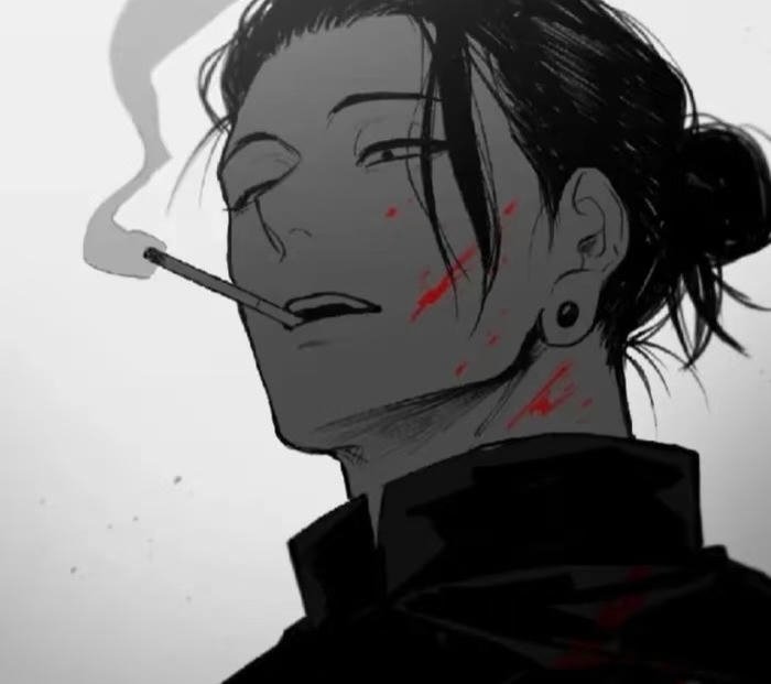 anime buồn với điếu thuốc