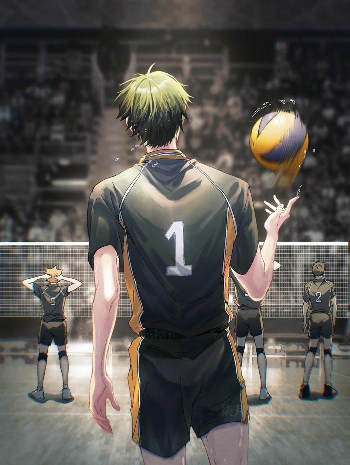 anime volleyball player