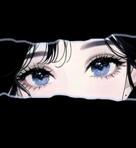 cận cảnh mắt anime