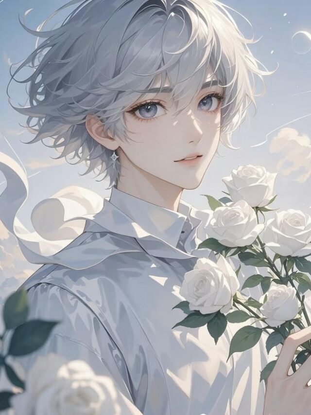 Tải 99+ hình anime nam tóc trắng manga lạnh lùng hot nhất