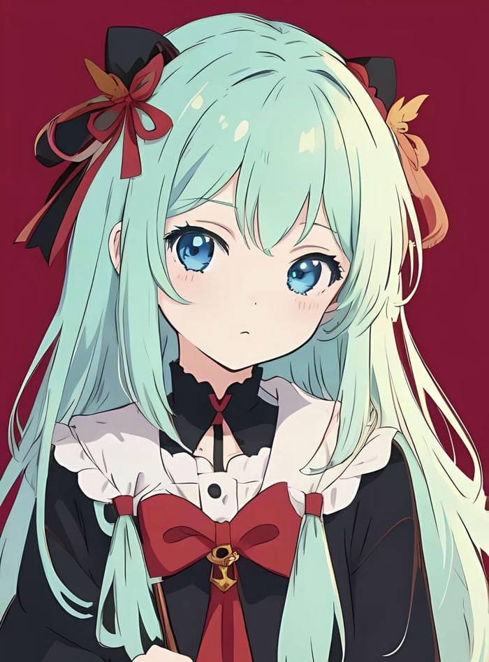 hình ảnh anime phong cách tối giản