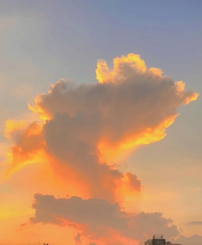 hình ảnh bầu trời hoàng hôn buồn nồng nàn