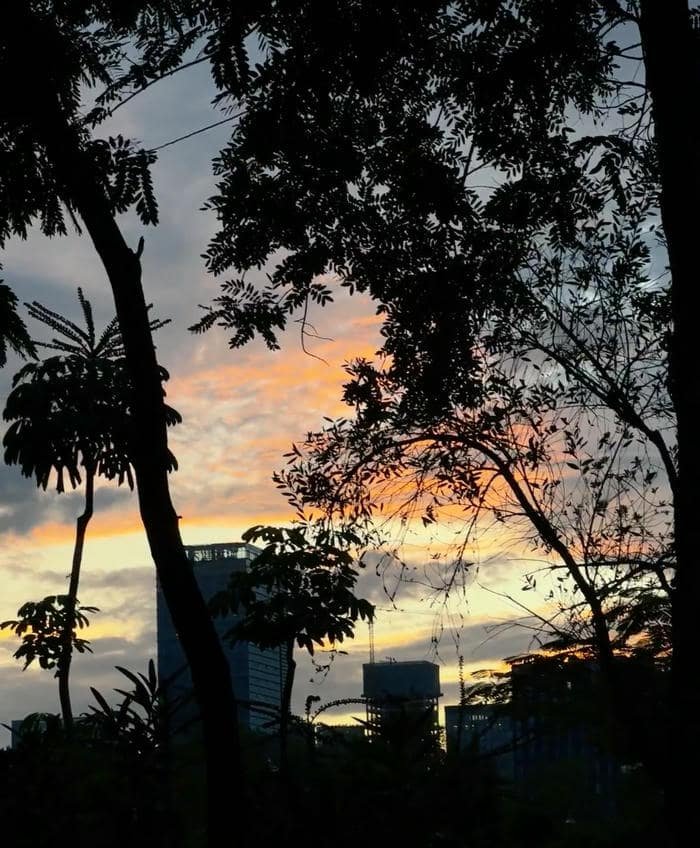 hình ảnh bầu trời hoàng hôn cô đơn cho nữ