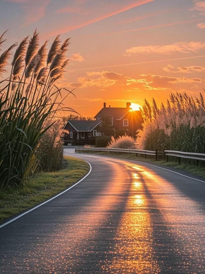 hình ảnh phong cảnh trời hoàng hôn