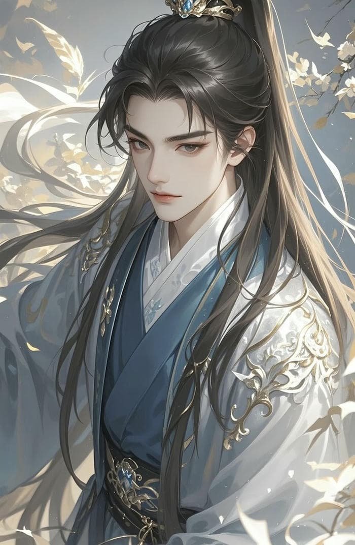 hình anime boy cổ trang dễ thương