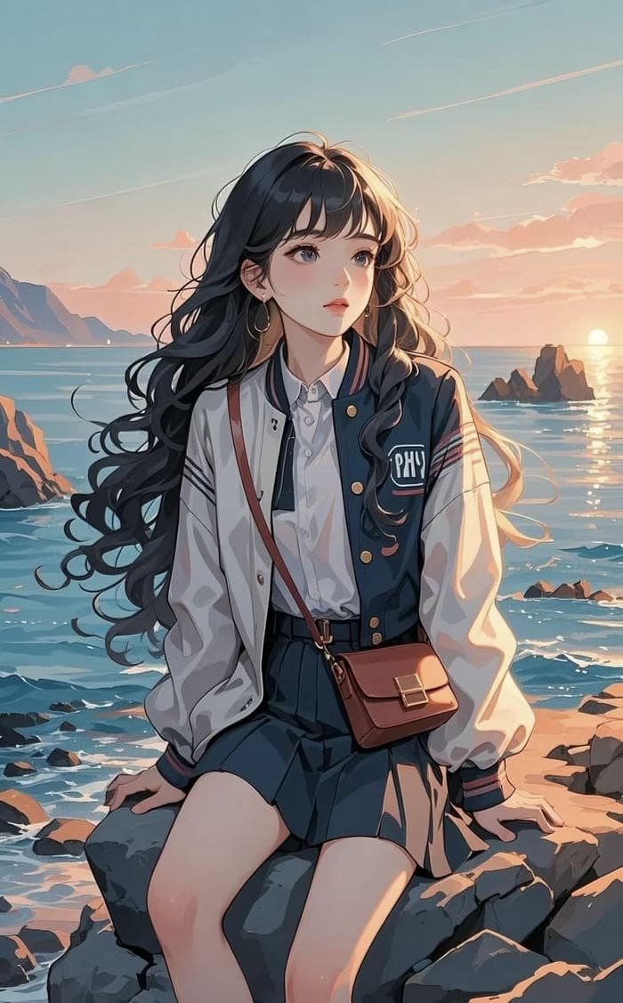 hình anime buồn cô đơn