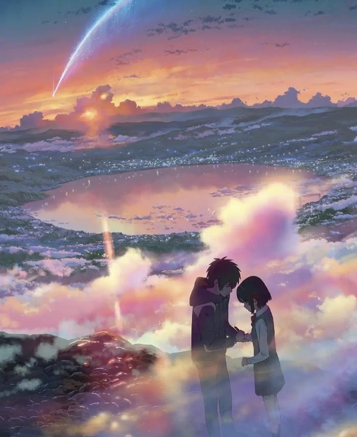 hình anime couple buồn