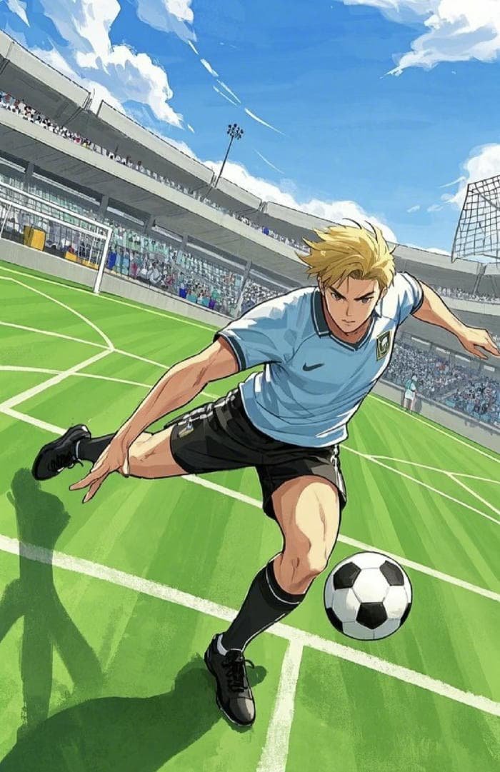 hình anime đá bóng đẹp