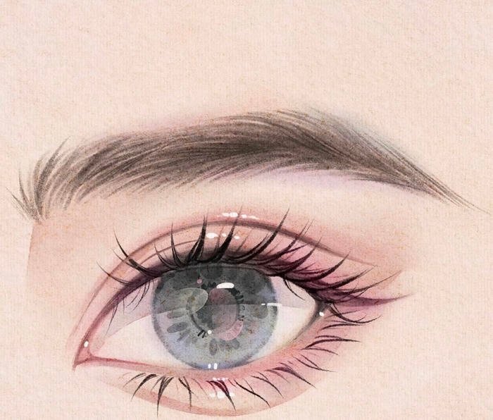 hình anime mắt đẹp tự nhiên