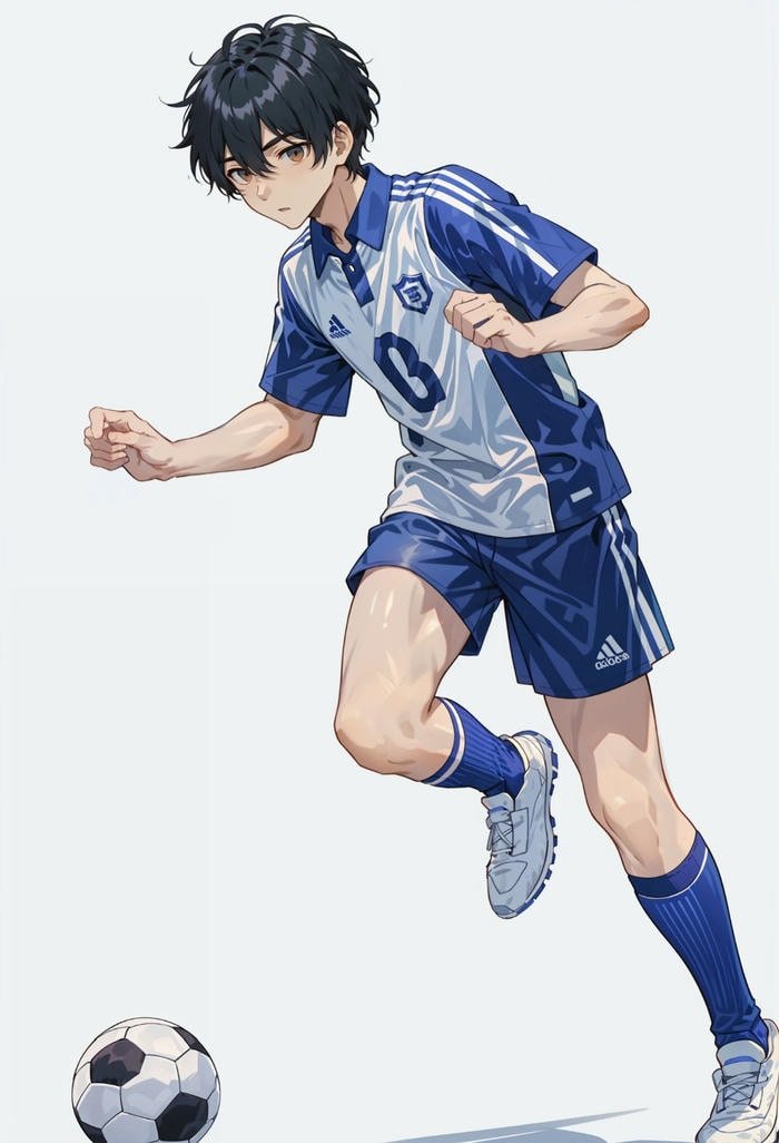 hình anime nam chơi bóng