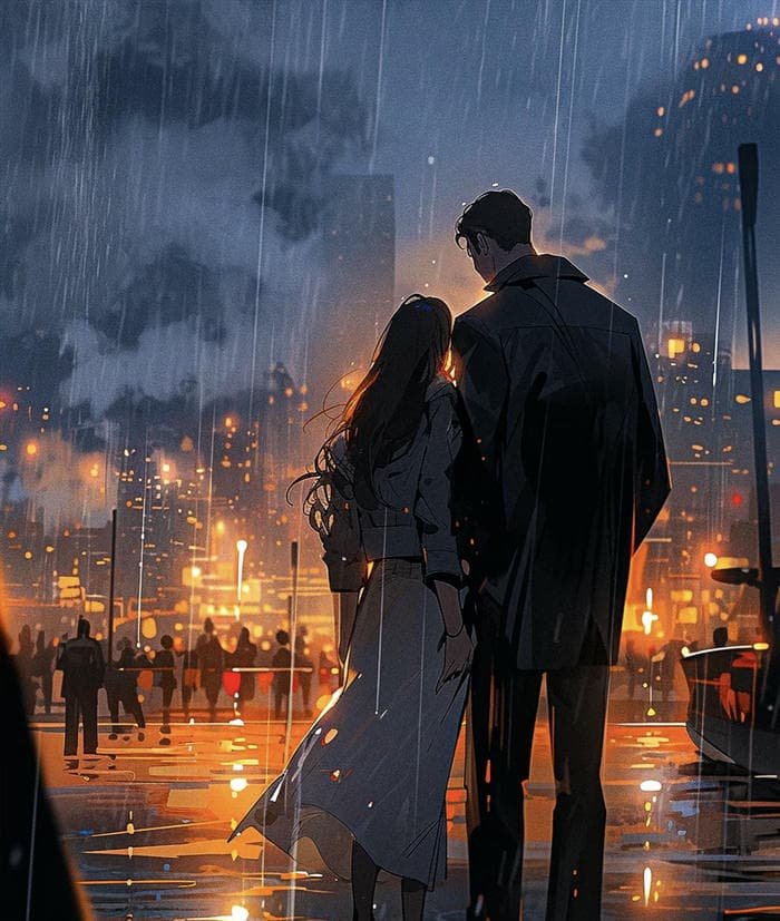 hình anime nhớ người yêu buồn