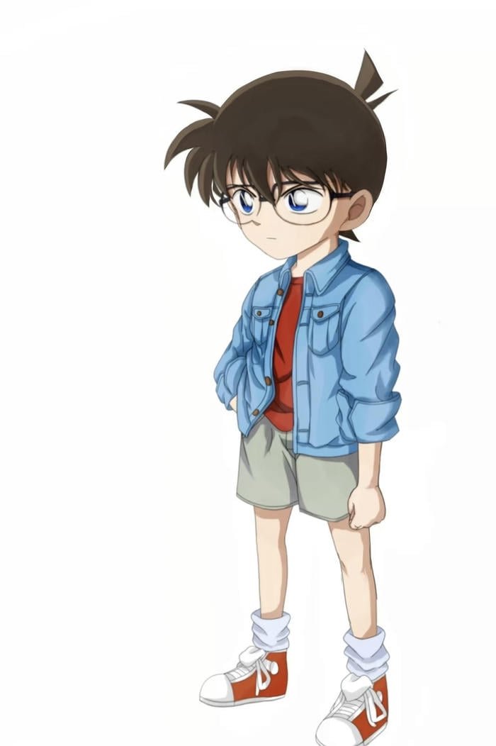 hình conan tạo dáng